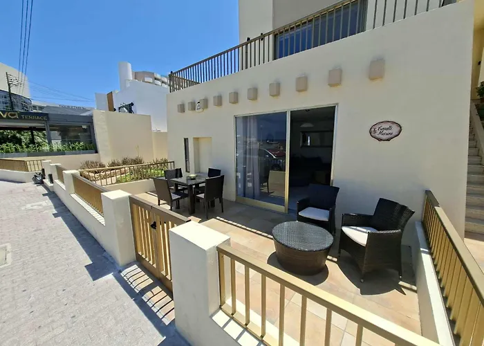 度假居 Spacious Bugibba Seafront Free Parking & Wifi